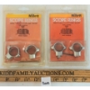 Image 1 : LOT OF 2 - MILLET SCOPE RINGS - HIGH TURN-IN STYLE
