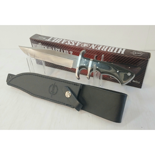 HIBBEN ASSAULT CUSTOM COMBAT KNIFE W/ SHEATH