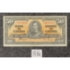 Image 1 : 1937 CDN $50 BANKNOTE