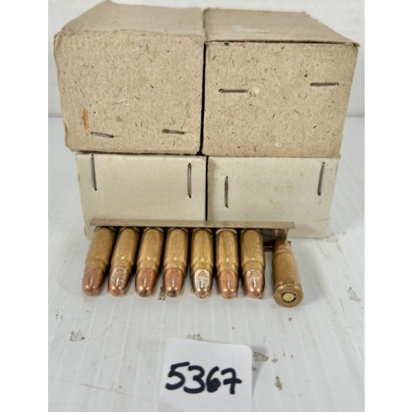 AMMO: 160X 7.62X25 MM TOKAREV - MILITARY FMJ