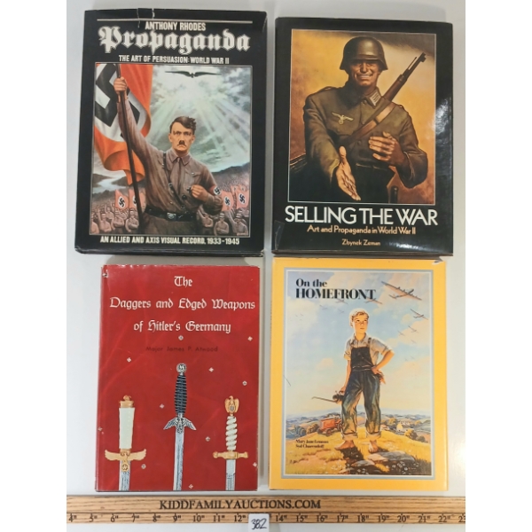 LOT OF 4 - "ON THE HOMEFRONT", "SELLING THE WAR", "PROPAGANDA" & "WEAPONS OF HITLER'S GERMANY"
