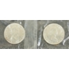 Image 2 :  LOT OF 2 - 1964 CDN SILVER DOLLARS - CHARLOTTETOWN