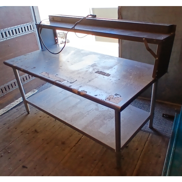 ULINE SHOP WORKSTATION W/ OUTLETS