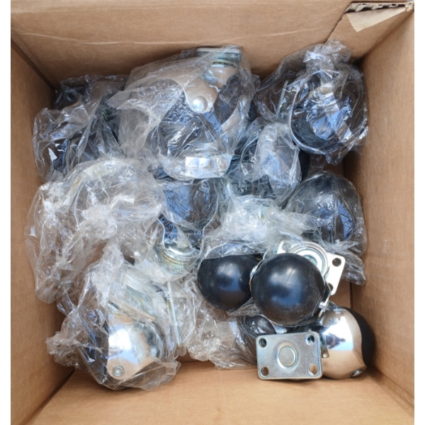 LOT OF 16 - BALL CASTORS
