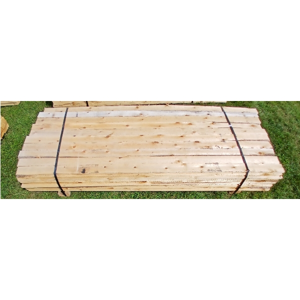 LOT OF 2 - CEDAR WOOD BOARDS IN BUNDLES