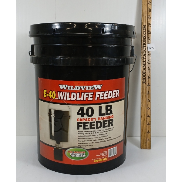 WILDVIEW E-40 WILDLIFE FEEDER 