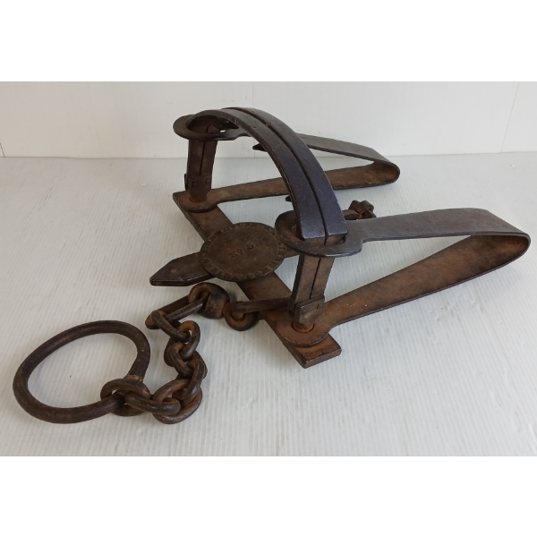 ANTIQUE LARGE ANIMAL TRAP
