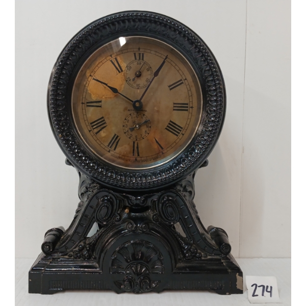 SETH THOMAS 1 DAY METAL CASED ALARM CLOCK