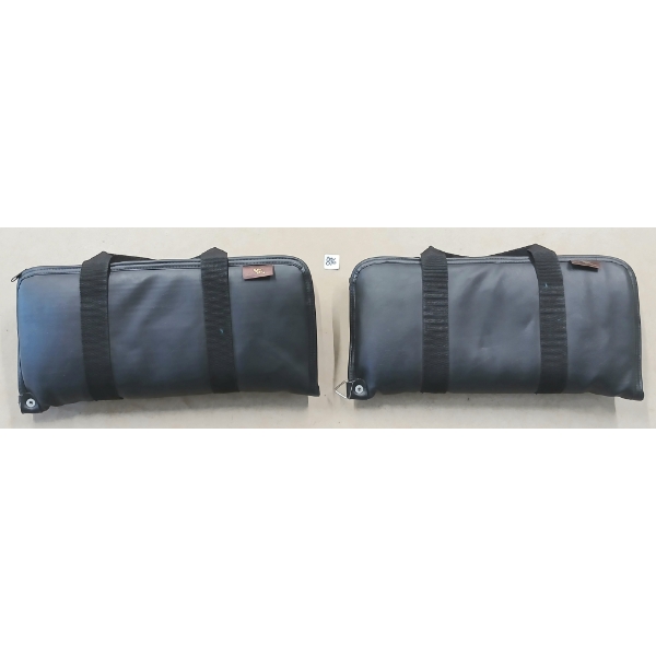 LOT OF 2 - BUSH MASTER SOFT LEATHER HANDGUN CASES