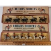 Image 1 : LOT OF 2 - BRITAINS SOLDIERS LEAD FIGURES - NO. 2 ROYAL HORSE GUARDS & 32 ROYAL SCOTS GREYS
