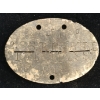 Image 2 : WWII GERMAN DOG TAG - 2 SS BATT. #157 BLOOD TYPE O