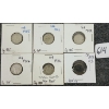 Image 1 : LOT OF 7 - 1913-1955 CDN 10 CENT COINS