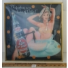1025  SUNDROP GOLDEN CUP LIGHT UP WALL CLOCK