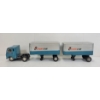Image 4 : LOT OF 2 - TRANSCON TIN LITHO SEMI TRUCK & TRAILER