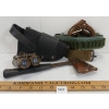 Image 1 : LOT OF 6 - WEB PATTERN SLINGS, TASCO 8X21 BINOCULARS, AMMO BELT, ETC