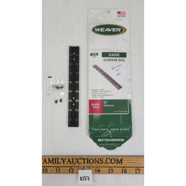 WEAVER BROWNING BAR BASE