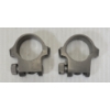 Image 2 : PAIR OF RUGER 1IN SILVER MATTE TUBE RINGS