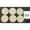 Image 2 : LOT OF 6 - 1965-1968 CDN 25 CENT COINS