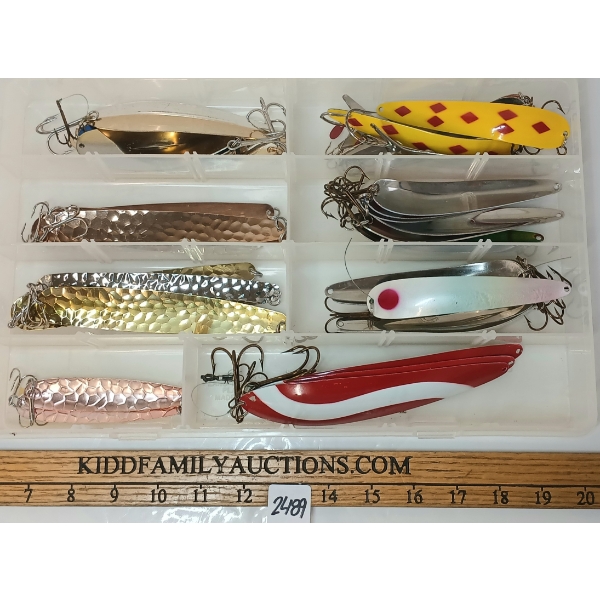 QTY OF LURES W/ CASE