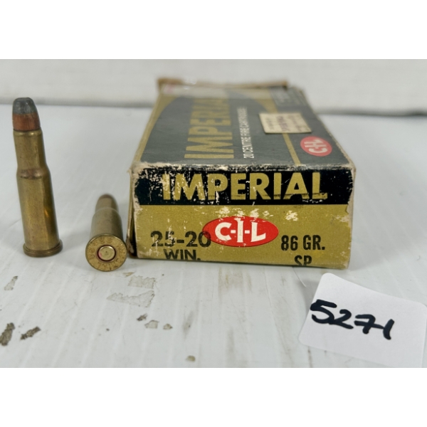 AMMO: 18X CIL .25-20 WIN 86GR. SP