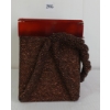 Image 2 : BRONZE BEADED BOX PURSE W/ COMPACT MIRROR