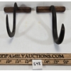 Image 1 : LOT OF 2 - FORGED HAY HOOKS