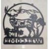 Image 2 : WROUGHT IRON WELCOME SIGN W/ DEER