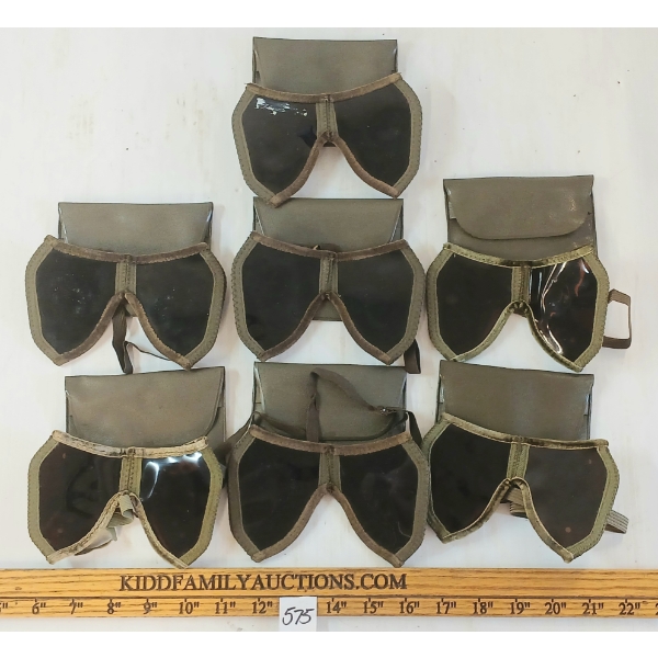 LOT OF 7 - WEST GERMAN DUST GOGGLES
