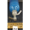 Image 5 : CA ADAMS BOTTLING WORKS - BLUE PYRAMID FLUTED ACID-ETCHED - SELTZER BOTTLE
