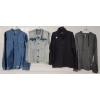 Image 2 : LOT OF 4 - MEN'S BUTTON-UP SHIRT, DENIM VEST & HOODIES - MFG CLASSIFIED, FATHOM & ALL-DAY
