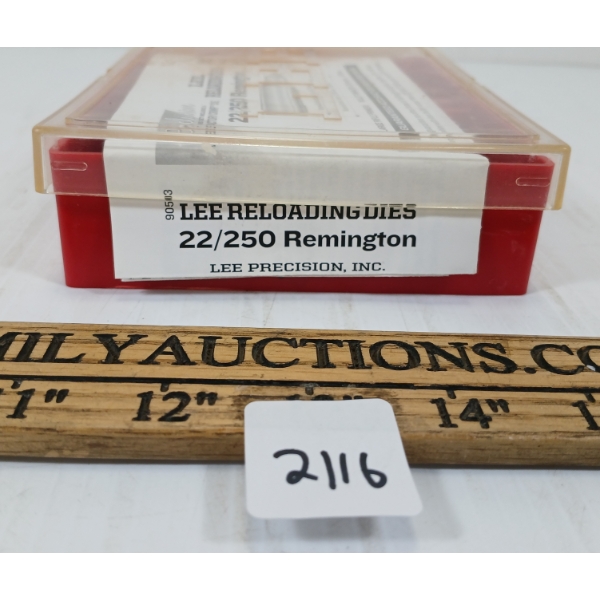 LEE .22/250 REM DIE SET