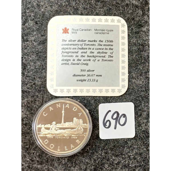 1984 RCM SILVER DOLLAR