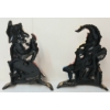 Image 4 : LOT OF 2 - ENGLISH FOLKLORE CHARACTERS PUNCH & JUDY CAST IRON DOORSTOPS