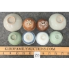 Image 6 : LOT OF 8 - WWII JAPANESE SAKE CUPS