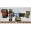 Image 1 : LOT OF 8 - TOBACCO TINS - INCL 3 NUNS, CAPSTAN NAVY CUT, OLD VIRGINIA ETC.