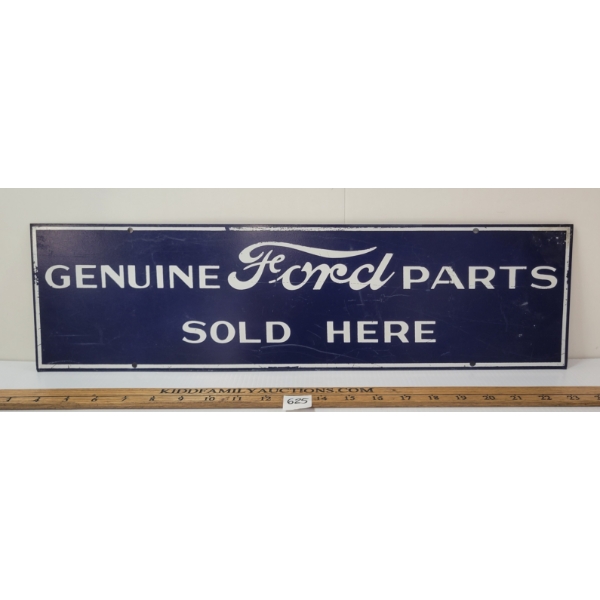 GENUINE FORD PARTS SOLD HERE SIGN