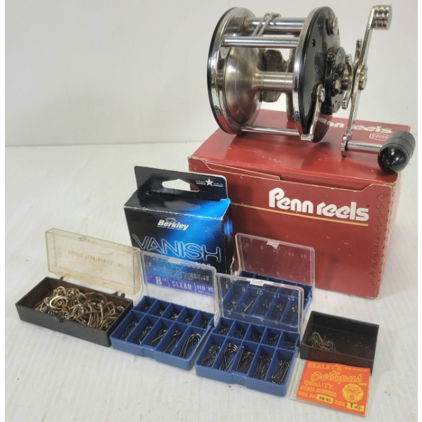 JOB LOT - FISHING ACCESS - INCL PENN REELS & HOOKS ETC