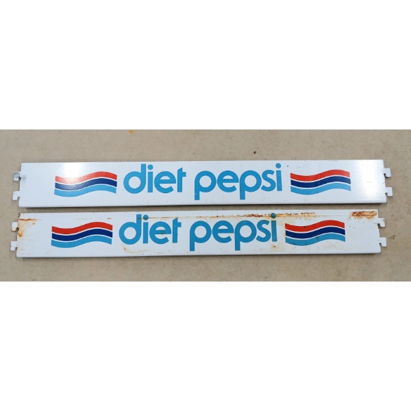 LOT OF 2 - DIET PEPSI RACK PANELS