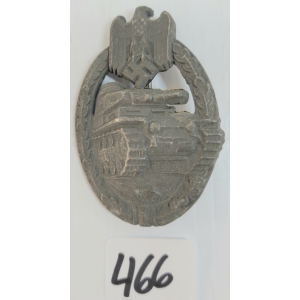 WWII GERMAN PANZER ASSAULT BADGE