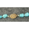 Image 3 : TURQUOISE STONE NECKLACE W/ STERLING CLASP
