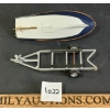Image 2 : BROOKLIN MODELS DIECAST NO.71 1955 SPEEDBOAT W/ TRAILER