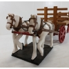 Image 4 : FOLK ART HORSE DRAWN WAGON