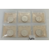 Image 1 : LOT OF 6 - CDN 50 CENT SILVER PCS - INCL 1952-1954