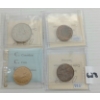 Image 1 : LOT OF 4 - CDN 1 CENT & $1 COINS - INCL 1903, 1919, 1968 & 2003