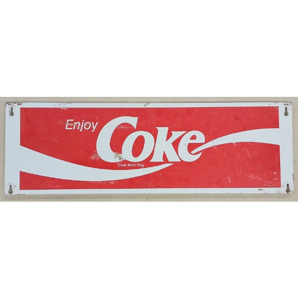ENJOY COKE - SST DISPLAY TOPPER SIGN