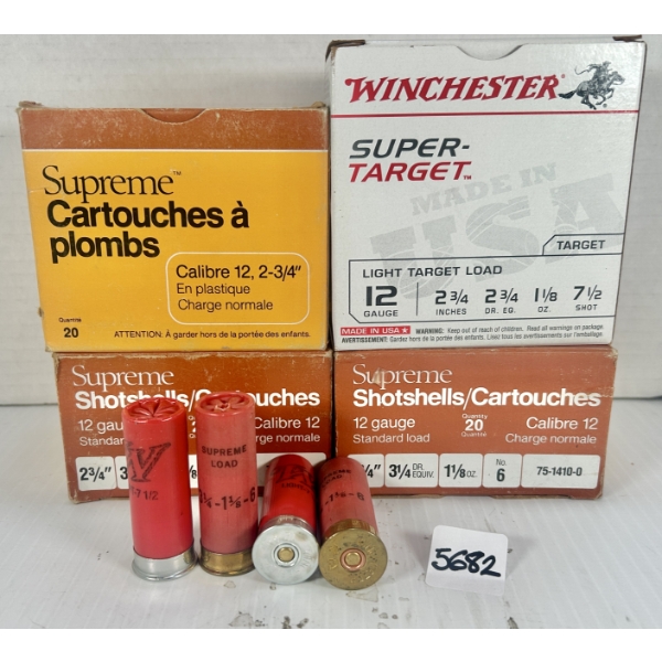 AMMO: 84X 12 GA 2-3/4 IN - #6 & #7.5