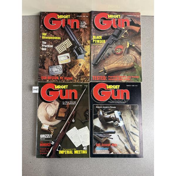 JOB LOT -  APPROX 30X PUBLICATIONS TARGET GUN MAGAZINE 