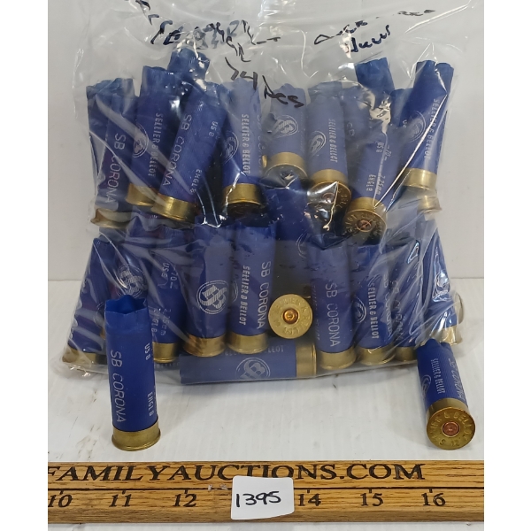 QTY OF SELLIER & BELLOT 12GA HULLS - ONCE FIRED
