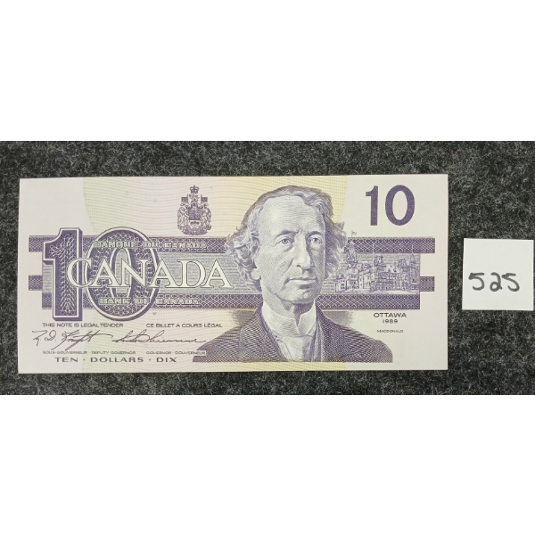 1989 CDN $10 BANKNOTE