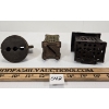 Image 4 : LOT OF 3 - CAST COIN BANKS - INCL BELL, STATE BANK ETC